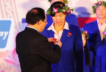 Ánh Viên được trao Huân chương Lao động hạng Nhì