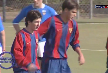 VIDEO: Những khoảnh khắc thiên tài của Messi năm 14 tuổi