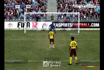 VIDEO: Pha đá penalty hài hước chỉ có trong Fifa