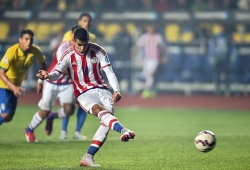 Video clip bàn thắng: Brazil 1-1 Paraguay - Selecao bị loại cay đắng