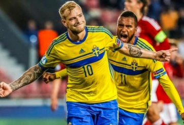 Video clip bàn thắng: Đan Mạch 1-4 Thụy Điển (U21 Châu Âu)