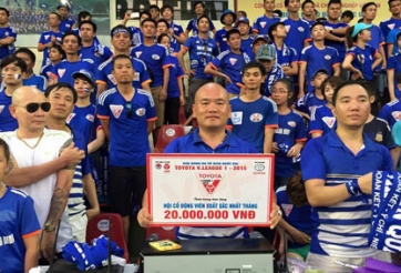 CĐV Than Quảng Ninh được BTC V-League vinh danh