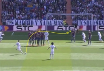 VIDEO: Những bàn thắng với quỹ đạo bay không tưởng