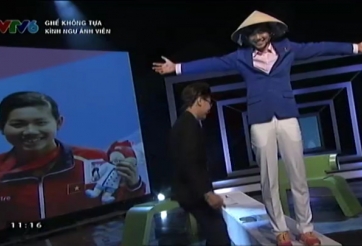 VIDEO: Ánh Viên đội nón lá diễn cảnh phim 'Titanic'