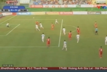VIDEO: Tăng Tuấn ghi bàn gỡ hòa 1-1 cho Becamex Bình Dương