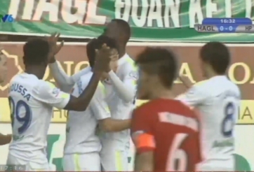 VIDEO: HAGL bất ngờ có bàn thắng mở tỷ số của Sanogo Moussa - phút 17