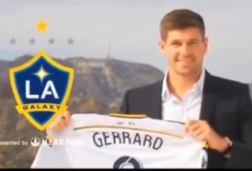 VIDEO: Gerrard ra mắt áo đấu tại LA Galaxy