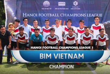 Sôi động giải Hanoi Football Champions League 2015