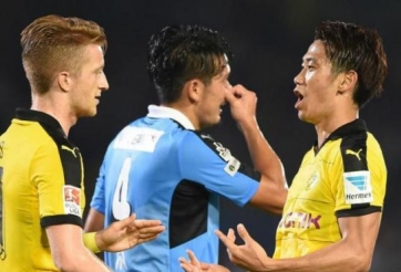 VIDEO: Kagawa lập cú đúp, Dortmund thắng 6 sao trong chuyến du đấu Nhật Bản