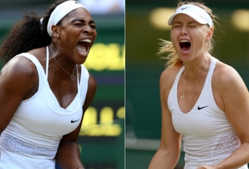 Video tennis: Serena 2-0 Sharapova (Bán kết Wimbledon 2015)