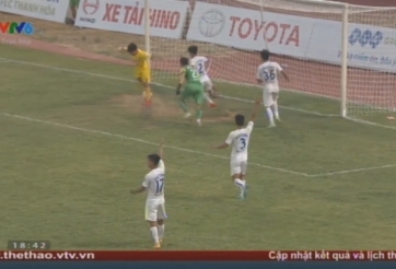 VIDEO: Bàn thắng gây tranh cãi của Hoàng Đình Tùng