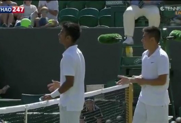 VIDEO: Lý Hoàng Nam thắng kịch tính ở bán kết giải trẻ Wimbledon 2015