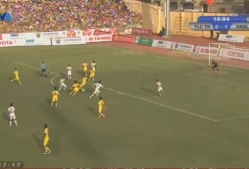 VIDEO: Tuấn Anh - Công Phượng ban bật đẹp mắt trước vòng cấm Thanh Hóa