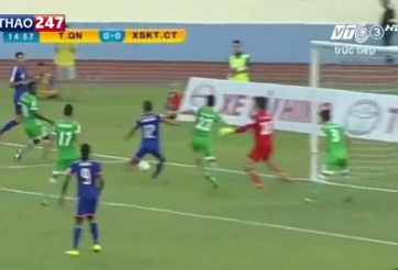 Video bàn thắng: Than Quảng Ninh 0-3 Cần Thơ (V15 V-League 2015)