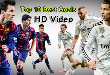 VIDEO: MSN vs BBC - So sánh tốp 10 bàn thắng đẹp nhất mùa giải 2014/15