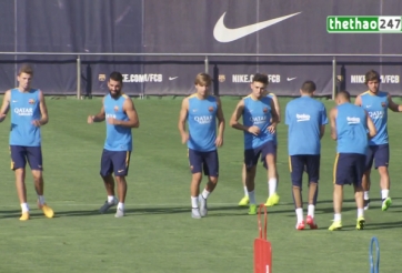 VIDEO: Buổi tập đầu tiên của Arda Turan cùng CLB Barca
