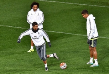 Cristiano Ronaldo và đồng đội tập luyện chuẩn bị cho IC Cup 2015
