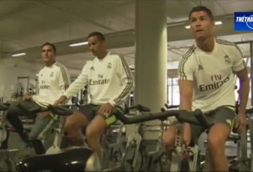 VIDEO: Ronaldo và các đồng đội nỗ lực tập luyện tại Úc