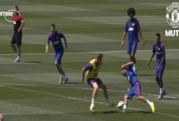VIDEO: Pha bóng kỹ thuật của Mata trong buổi tập của MU
