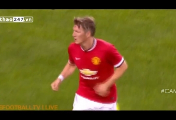 VIDEO: Màn trình diễn của Schweinsteiger trong trận đầu khoác áo MU