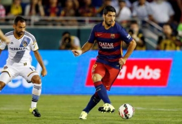 VIDEO: Luis Suarez dũng mãnh trong pha ghi bàn mở tỷ số vào lưới LA Galaxy