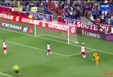 VIDEO: Cột dọc cứu thua cho New York Red Bulls