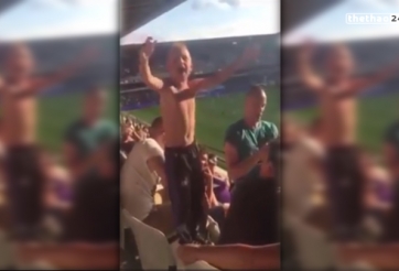 VIDEO: Sự cuồng nhiệt của fan nhí CLB Anderlecht