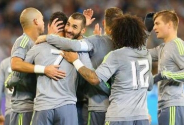 Video bàn thắng: Man City 1-4 Real Madrid (IC Cup 2015)