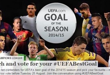 Ronaldo và Messi tranh giải 'Bàn thắng đẹp nhất mùa 2014/15'