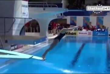 VIDEO: Thêm một pha nhảy cầu nhận toàn điểm 0 của VĐV người Australia