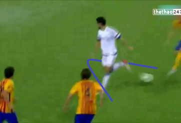 VIDEO: Pha đánh gót kiến tạo tinh tế của Fabregas ở trận gặp Barca