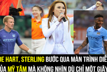 VIDEO: Ca khúc sôi động của Mỹ Tâm trên sân Mỹ Đình và phản ứng của cầu thủ Man City