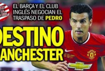Tin tức Man United: Pedro hoàn tất thủ tục tới Manchester