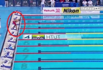 VIDEO: VĐV bơi một mình tại giải vô địch bơi thế giới 2015