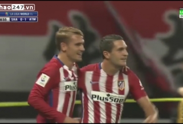 Video bàn thắng: Atletico Madrid 3-0 Shanghai East Asia FC (Giao hữu)