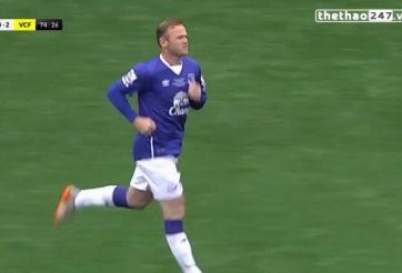 VIDEO: Wayne Rooney trở lại khoác áo CLB Everton trước mùa giải mới