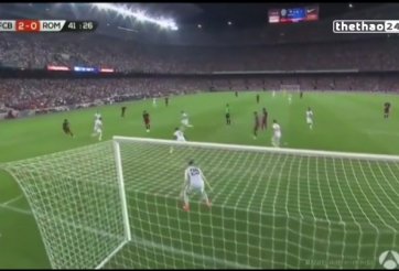 Video bàn thắng: Barcelona 3-0 AS Roma (Giao hữu)