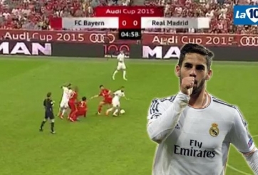 VIDEO: Tình huống Isco biến 3 cầu thủ Bayern thành những gã hề