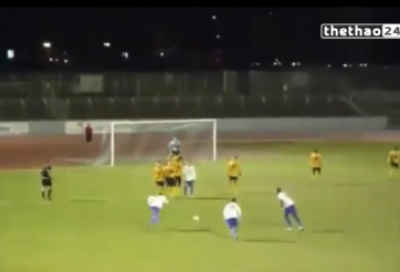 VIDEO: Chiêu dàn xếp đá phạt 'cực ảo' có 1 không 2