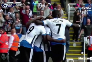 Video bàn thắng: Newcastle United 2-2 Southampton (Vòng 1 NHA 2015/2016)