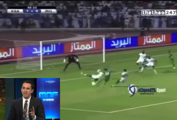 VIDEO: BLV cuồng nhiệt dù bóng không chịu vào lưới