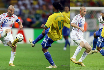 VIDEO: So khả năng đỡ bóng thượng thừa của Ronaldinho và Zidane