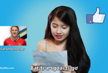 VIDEO: Thử thách đọc tên các cầu thủ bóng đá