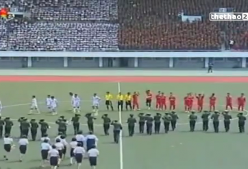 VIDEO: Một trận bóng 'lạ mắt' ở CHDCND Triều Tiên