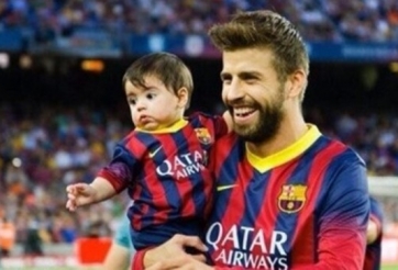 VIDEO: Pique khoe Con trai 2 tuổi rưỡi ghi bàn từ khoảng cách 10m