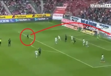 VIDEO: Cú volley trái phá bằng chân trái của Ribery từ ngoài vòng cấm