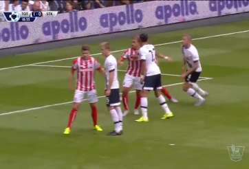 Video bàn thắng: Tottenham 2-2 Stoke City (Vòng 2 NHA 2015/2016)