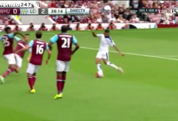 Video bàn thắng: West Ham 1-2 Leicester (Vòng 2 NHA 2015/2016)