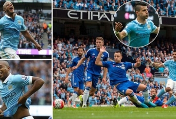 Video bàn thắng: Man City 3-0 Chelsea (Vòng 2 - Ngoại hạng Anh 2015/16)