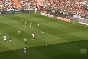 VIDEO: Pha lốp bóng phản lưới nhà ngoạn mục của cầu thủ ở Bundesliga